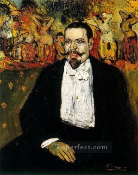 company of captain reinier reael known as themeagre company Painting - Portrait of Gustave Coquiot 1901 Pablo Picasso